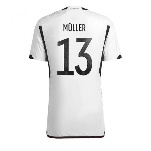 Tyskland Thomas Muller #13 Hjemmebanetrøje VM 2022 Kort ærmer